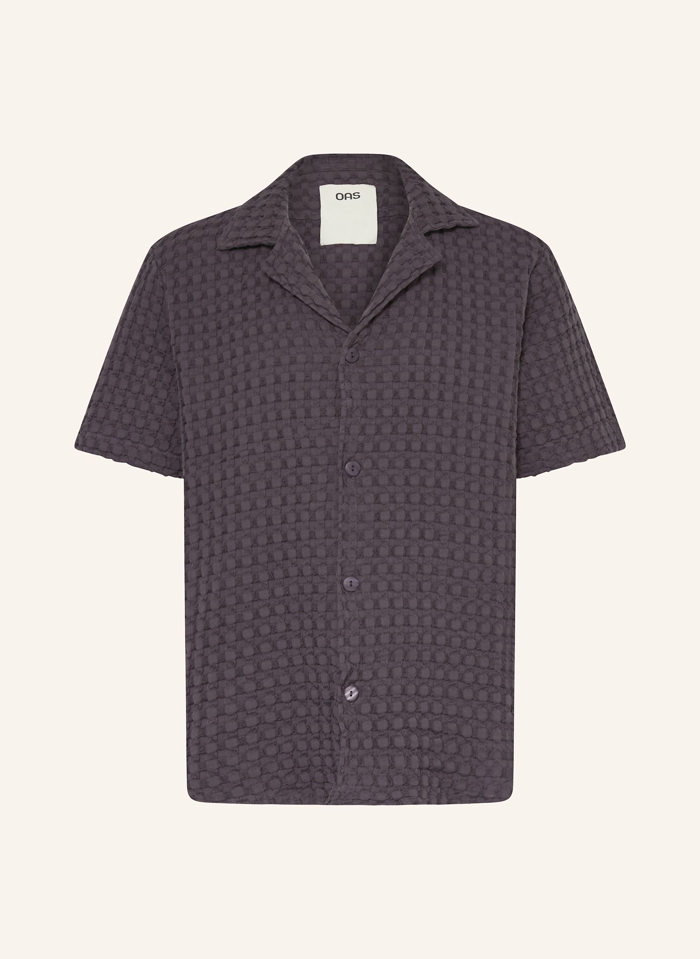 OAS Resorthemd NEARLY BLACK Comfort Fit