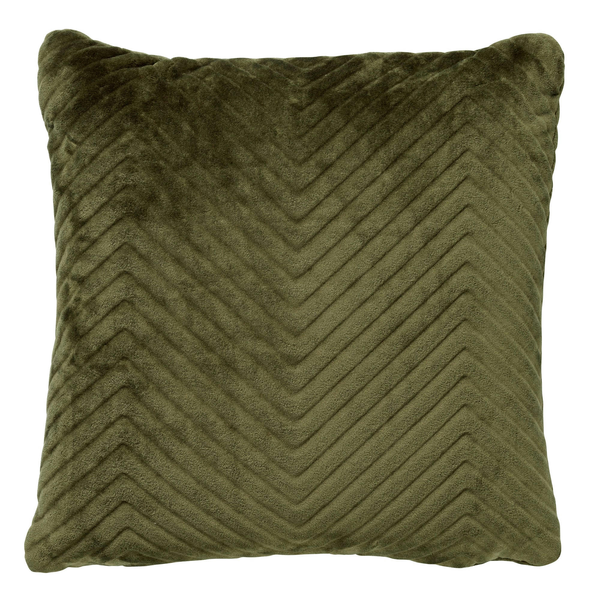 - Housse de coussin vert en velours-45x45 cm uni