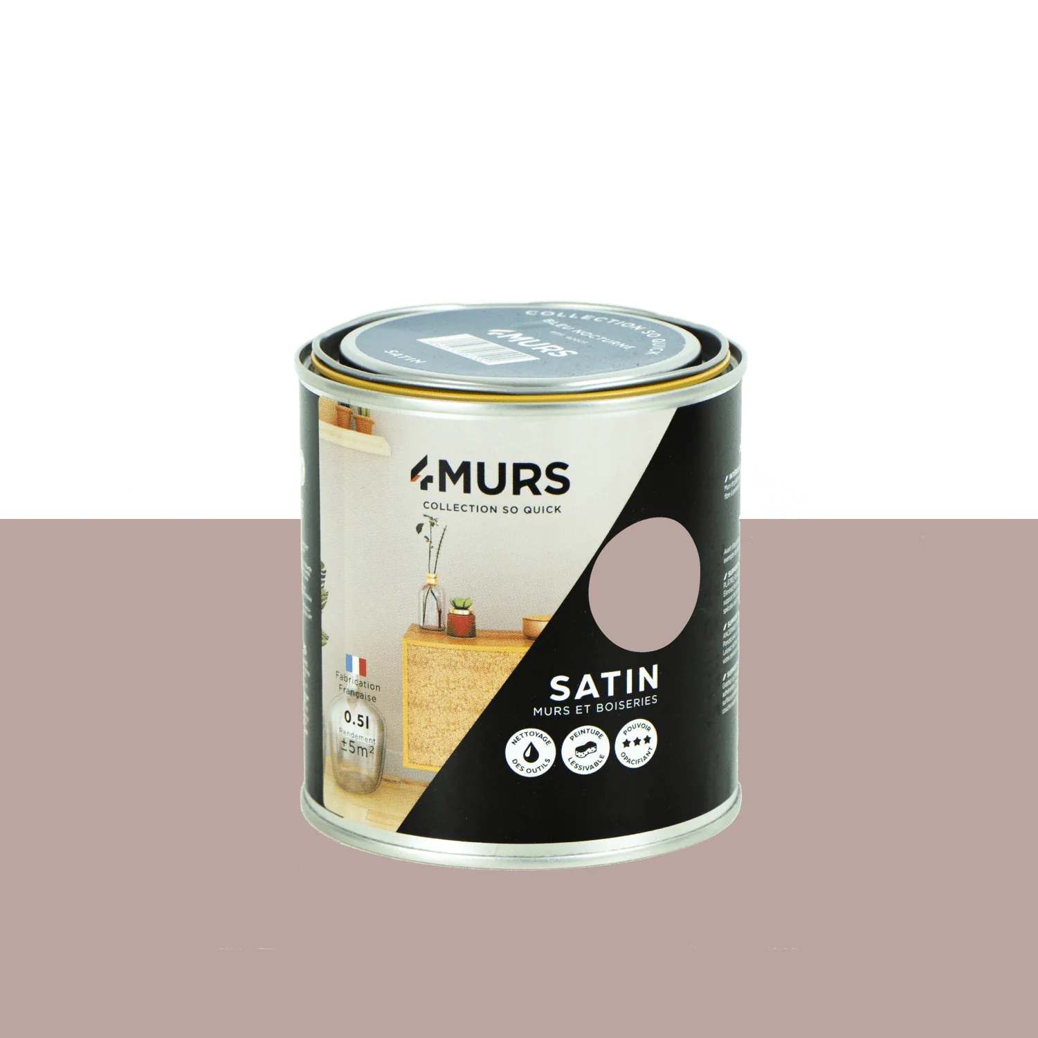 So Quick Peinture Peinture latte macchiato Satiné 0,5 L