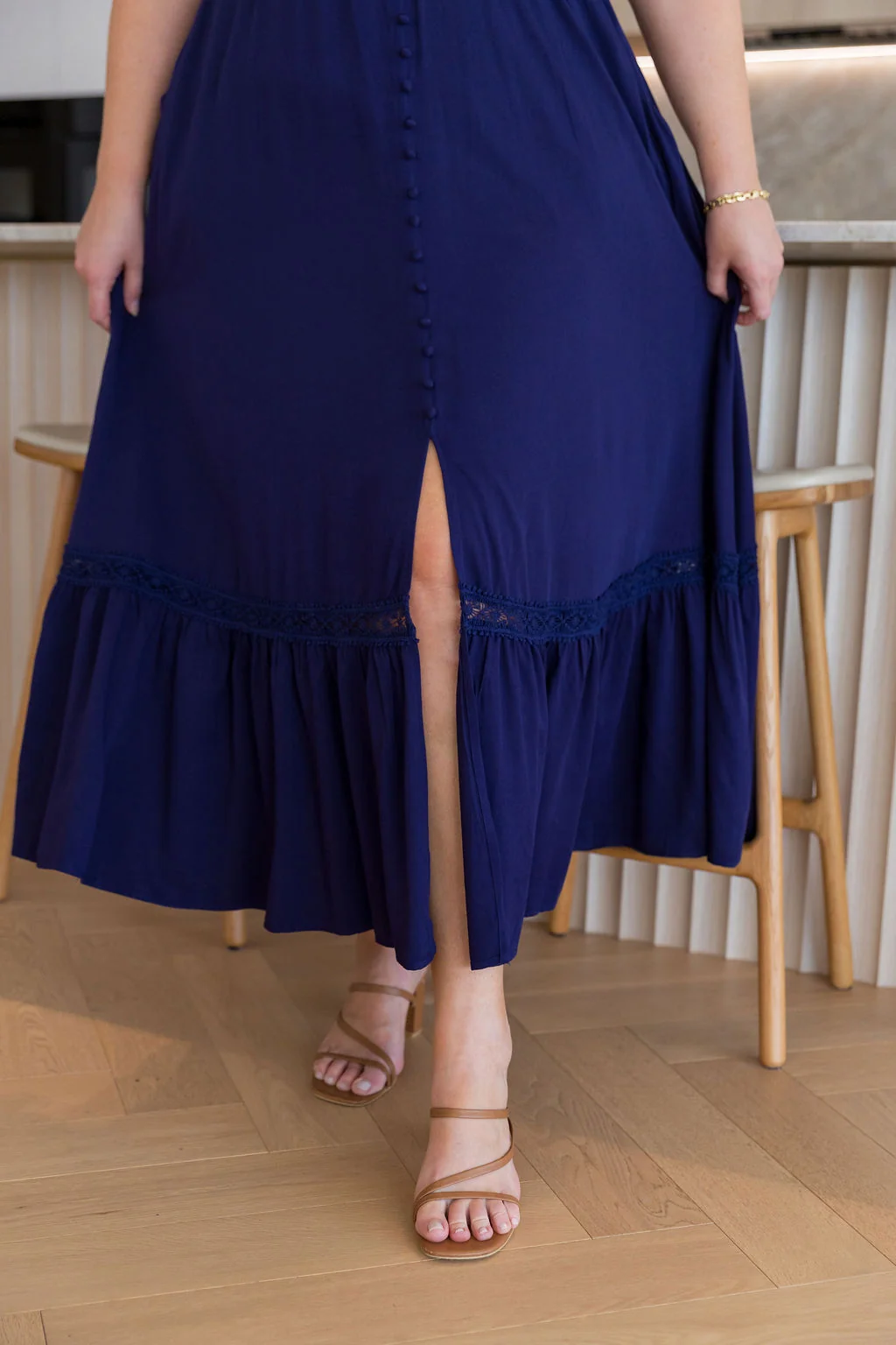 Louisa Maxi Dress in Midnight