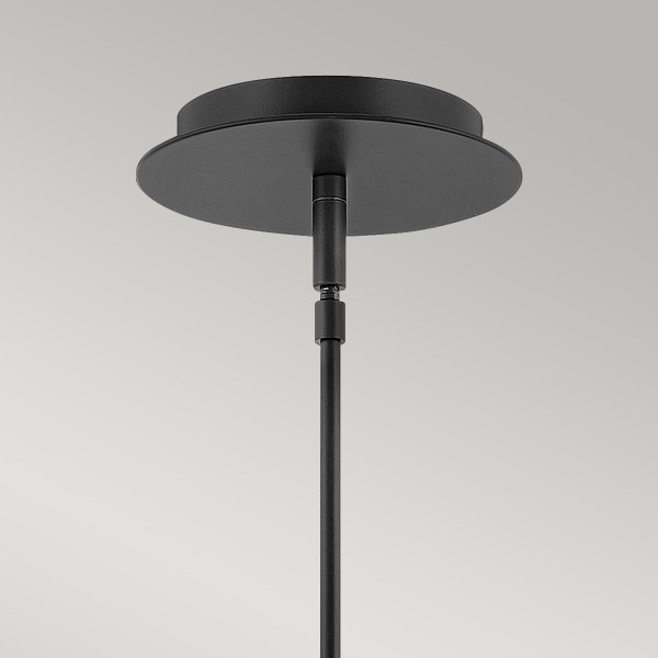 Lampa wisząca Dax czarna LED 1x8W Ciepła biel 320lm Hinkley