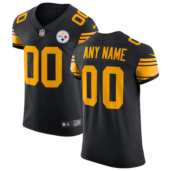 Pittsburgh Steelers Nike Vapor Untouchable Elite Custom Color Rush Jersey - Black