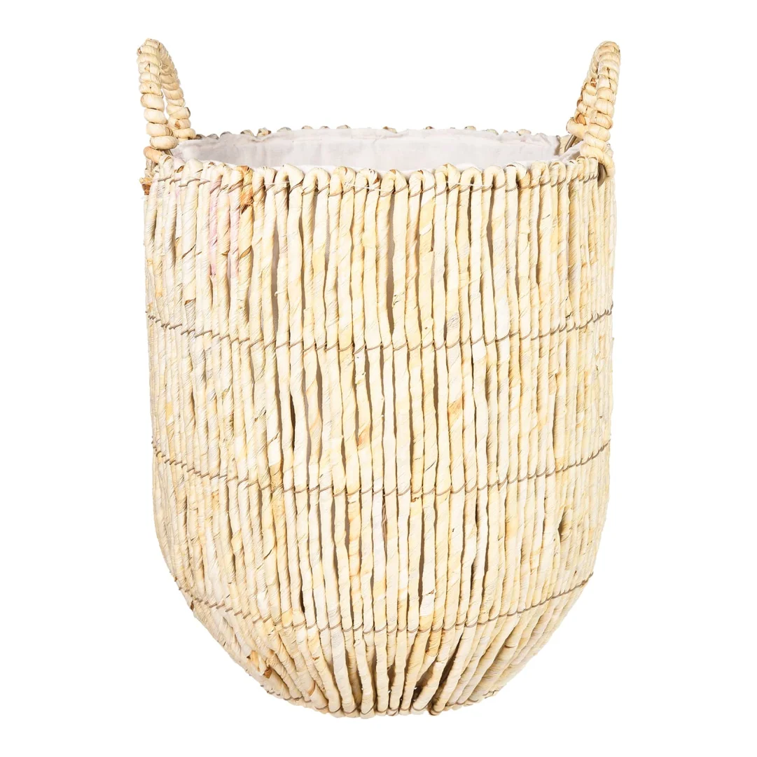 Aufbewahrungskorb Beige, ⌀ 31 cm, H 370 mm