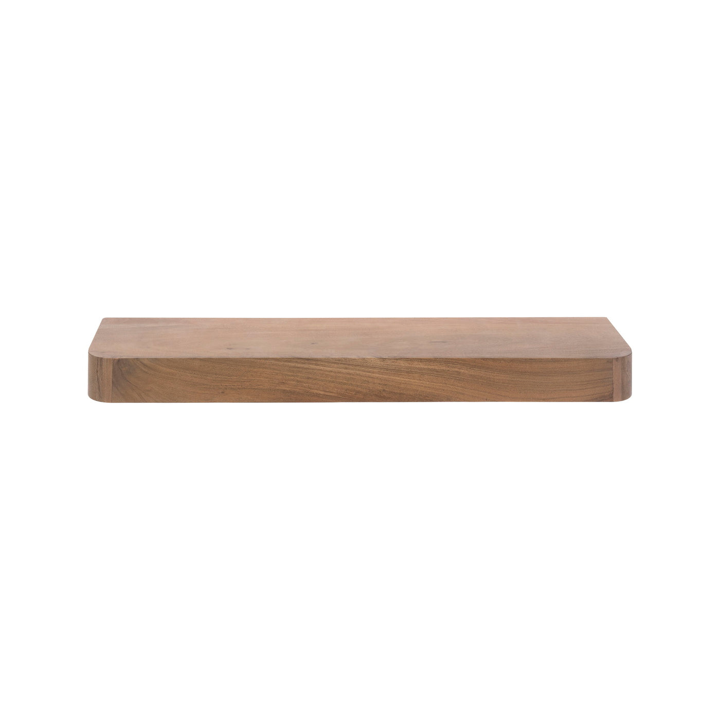 Giga Meubel Wandplank Carve - Bruin Hout - 100x25x8cm