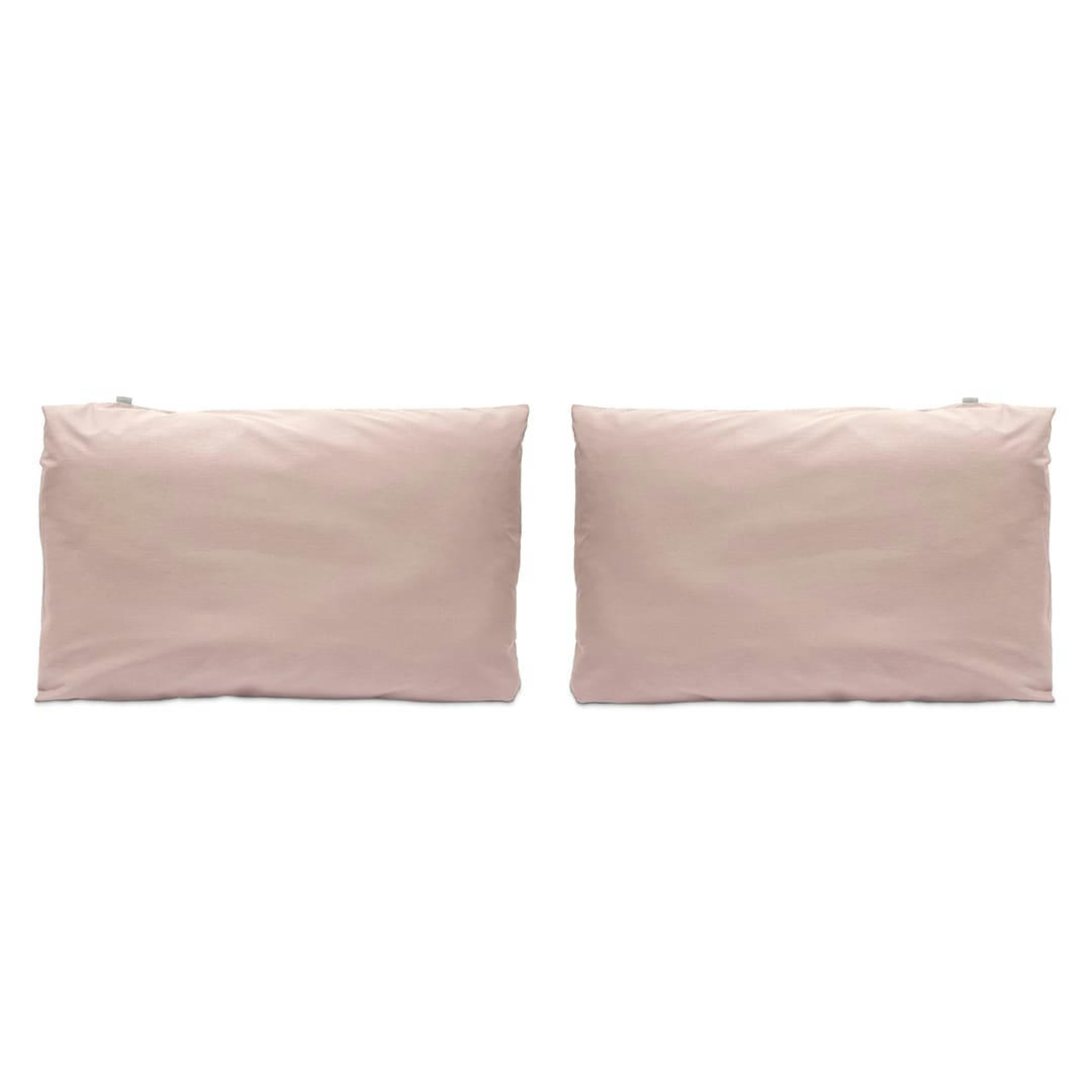 CASUAL TO - 2 Taies d'oreiller en coton 50x75 cm rose