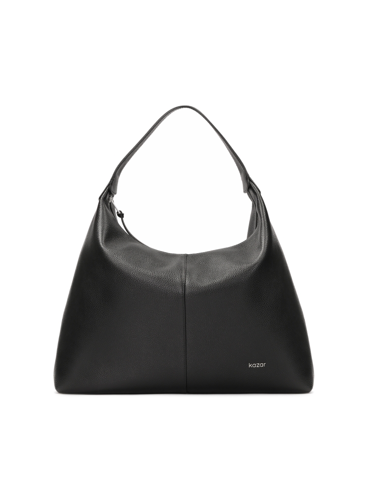 Large leather shoulder bag