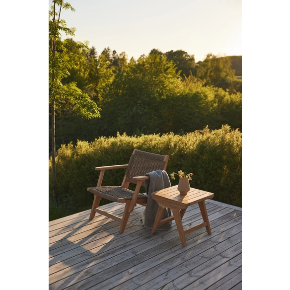Loungestuhl »Eya«, BxHxT: 68 x 68 x 82 cm, Teakholz, braun