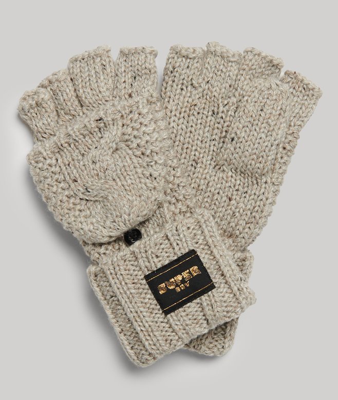 Cable Knit Gloves