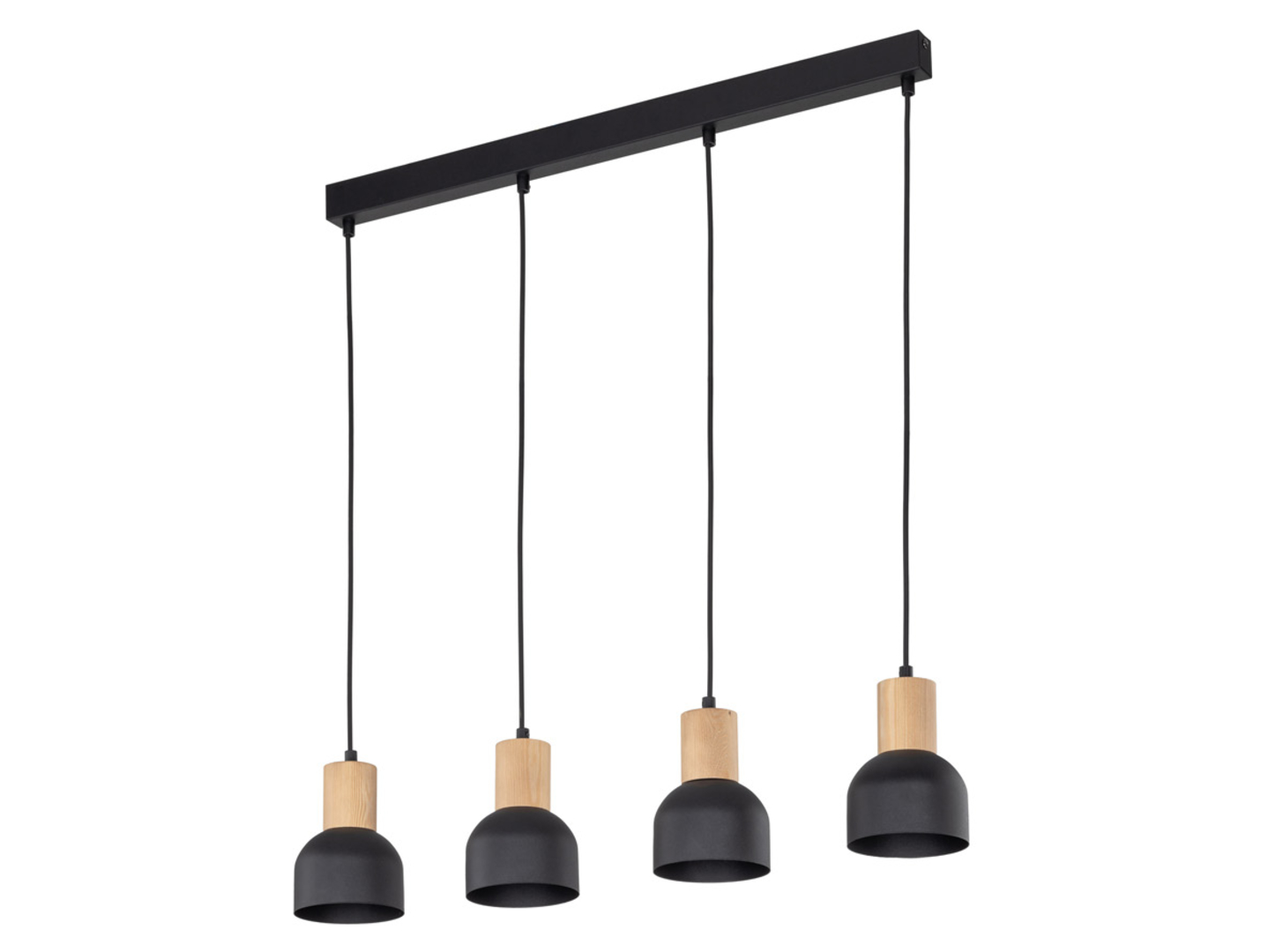 Lampa wisząca Cairo 4-punktowa metalowa czarna