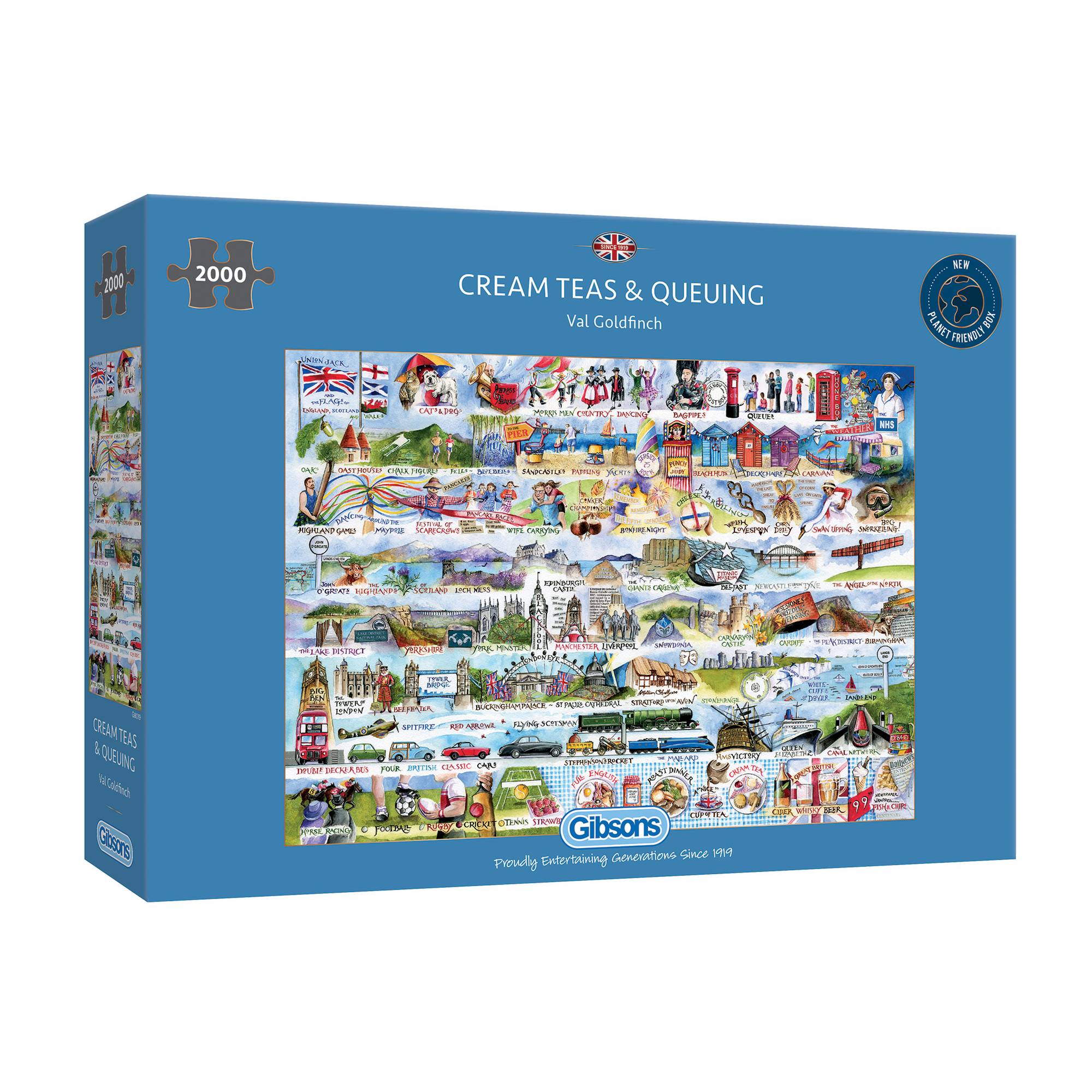 Gibsons Cream Teas and Queuing Jigsaw Puzzle 2000 Pieces