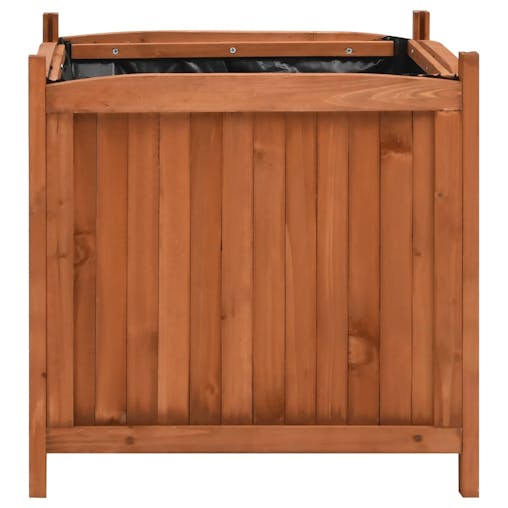 NNEVL Raised Beds 2 pcs 50x50x50 cm Firwood