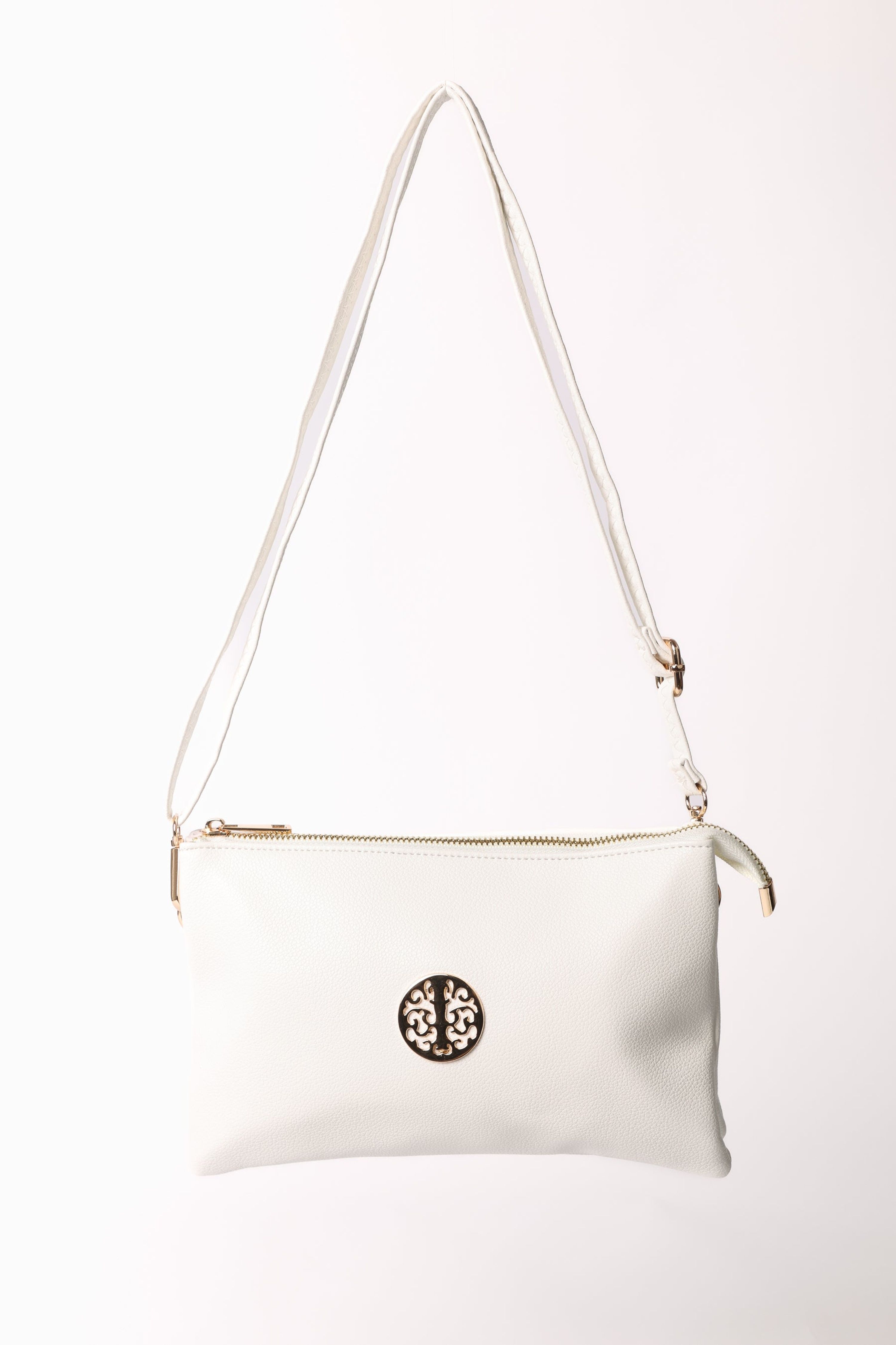Blue Vanilla Clutch With Detachable Strap