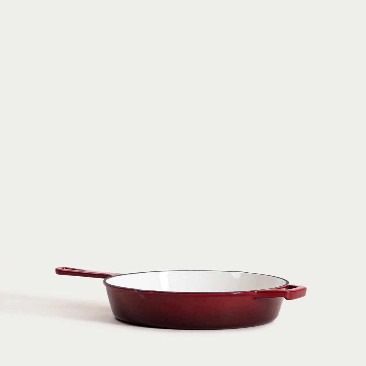 Patelnia żeliwna ANDREAS bordowa ombre 26 cm