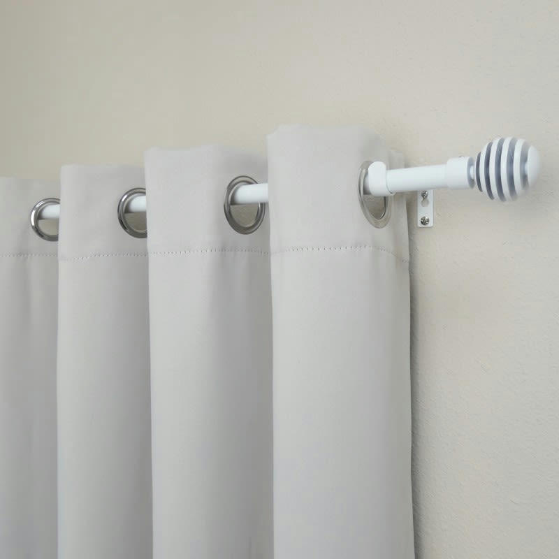 SOHO - - Kit tringle extensible ø 16/19mm 110 à 210 cm - Blanc