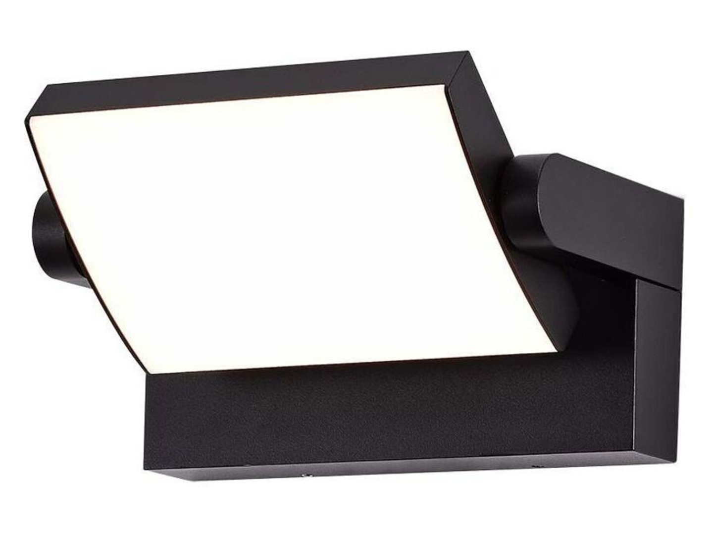 Kinkiet zewnętrzny VT-11020 LED 21 cm aluminiowy czarny