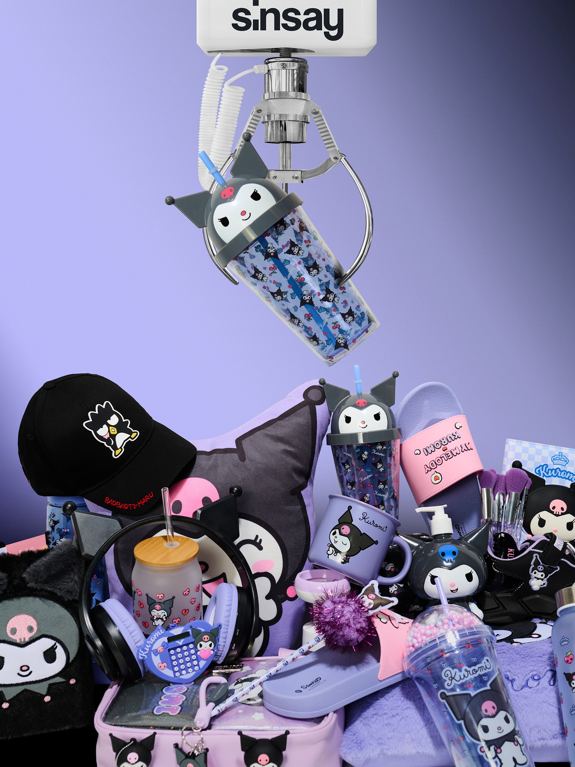 Kubek ze słomką Kuromi
