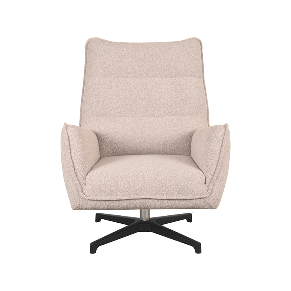 LABEL51 Fauteuil Rodia - Naturel Bouclé - Draaibaar
