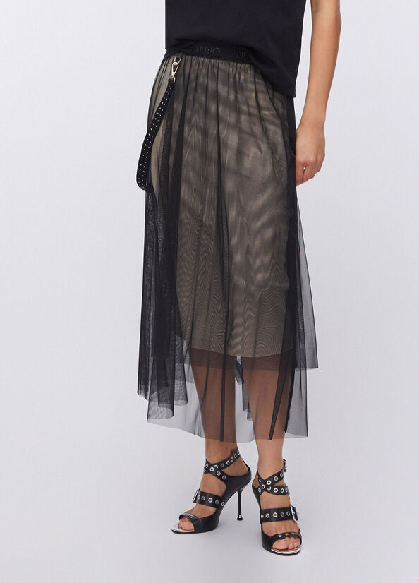 Gonna lunga in tulle