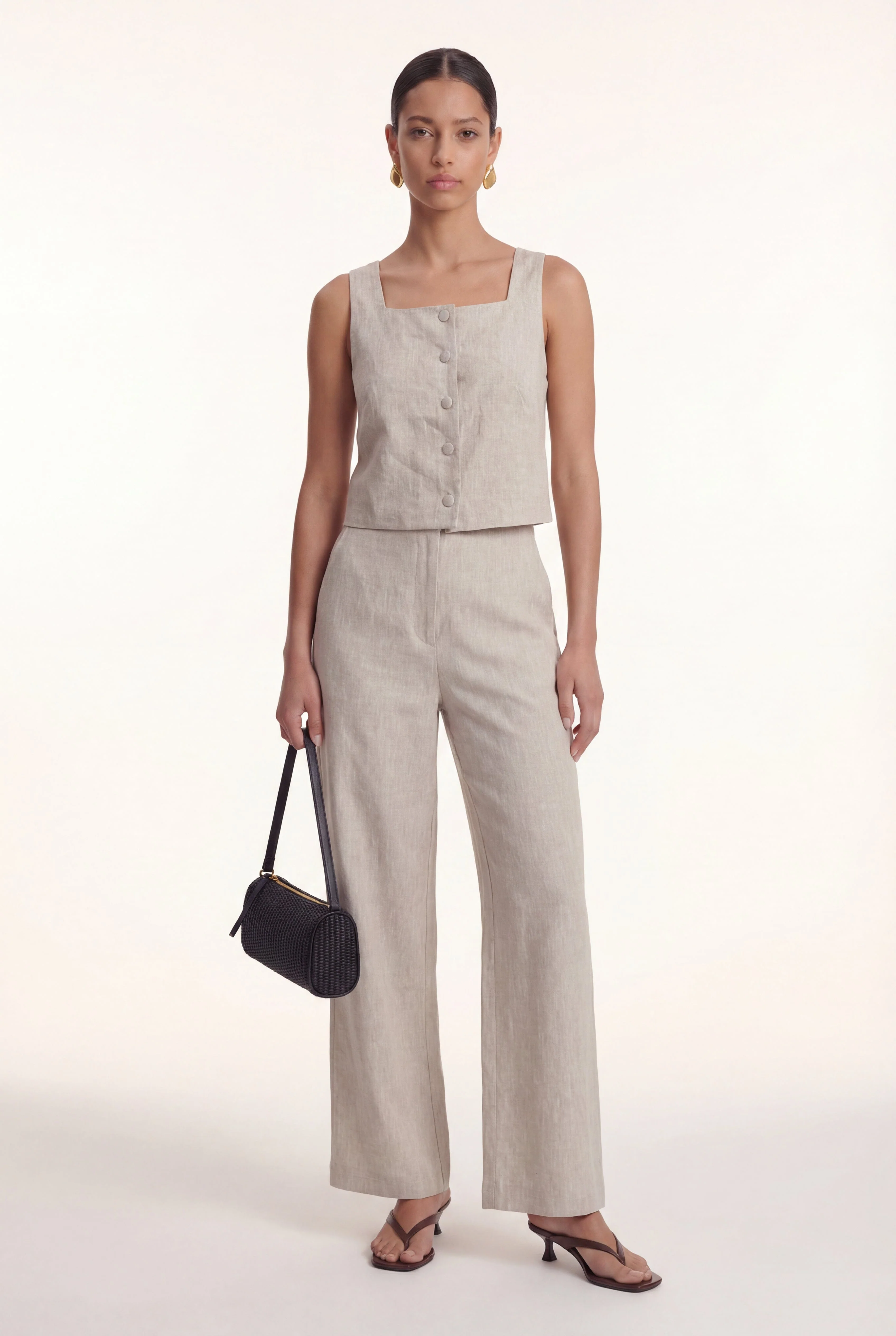 PANTALON LIN - CHELSEA - NATUREL