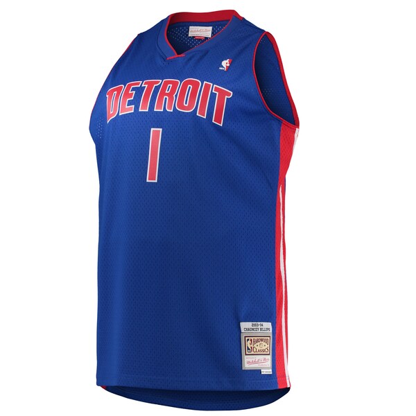 Chauncey Billups Detroit Pistons 2003/04 Big & Tall Hardwood Classics Swingman Jersey - Blue