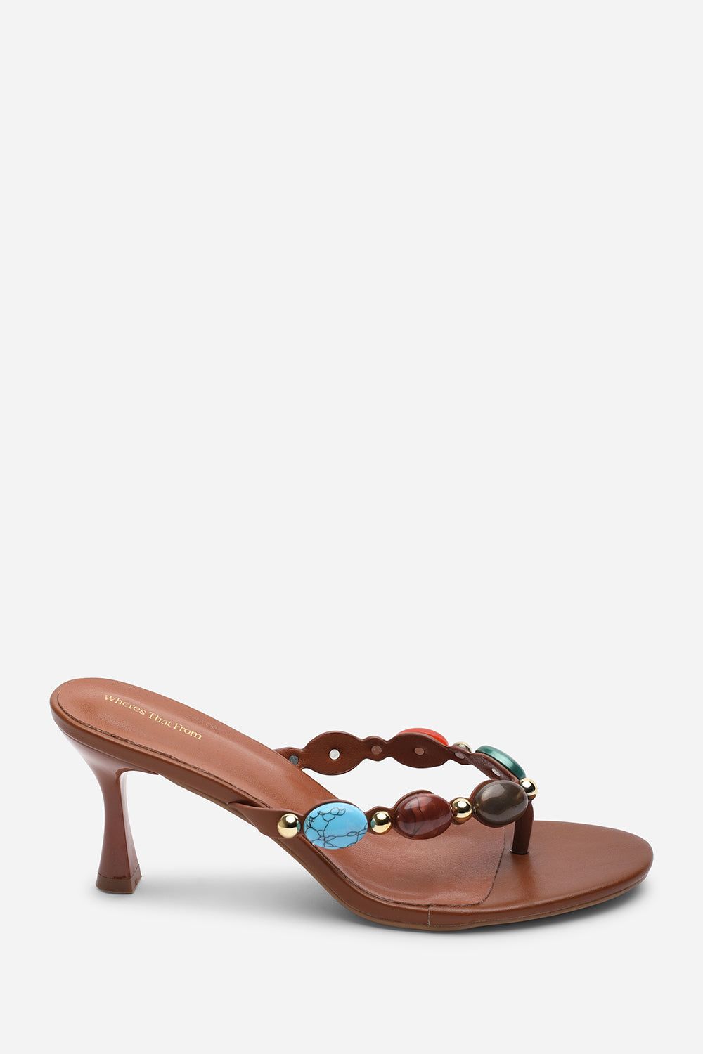 Where's That From Electra Jewel Embellished Heeled Sandals