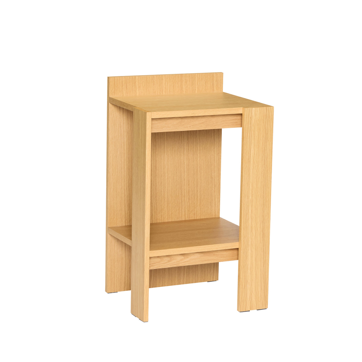 Hübsch nachtkastje Merge - mdf/oak veneer - 42x37xh70cm