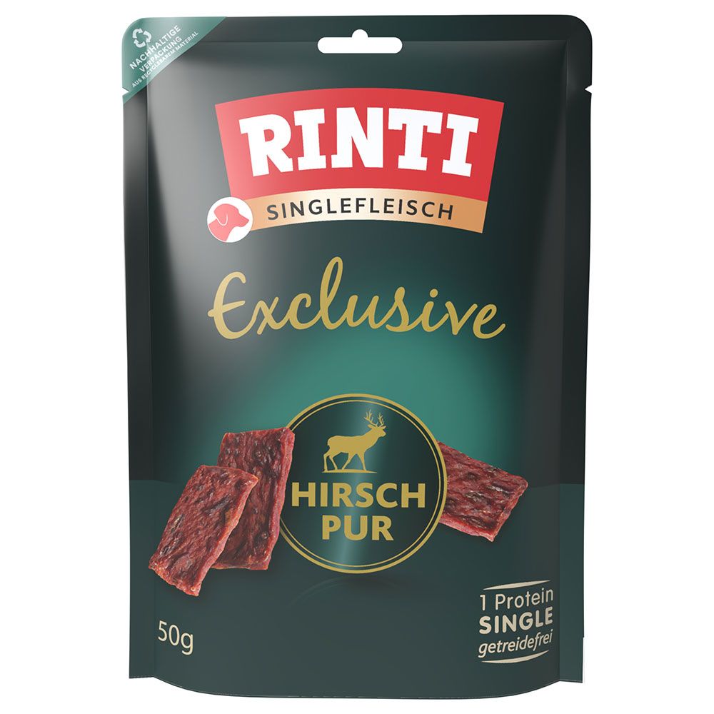 RINTI Single Meat Exclusive Dog Treats - Venison