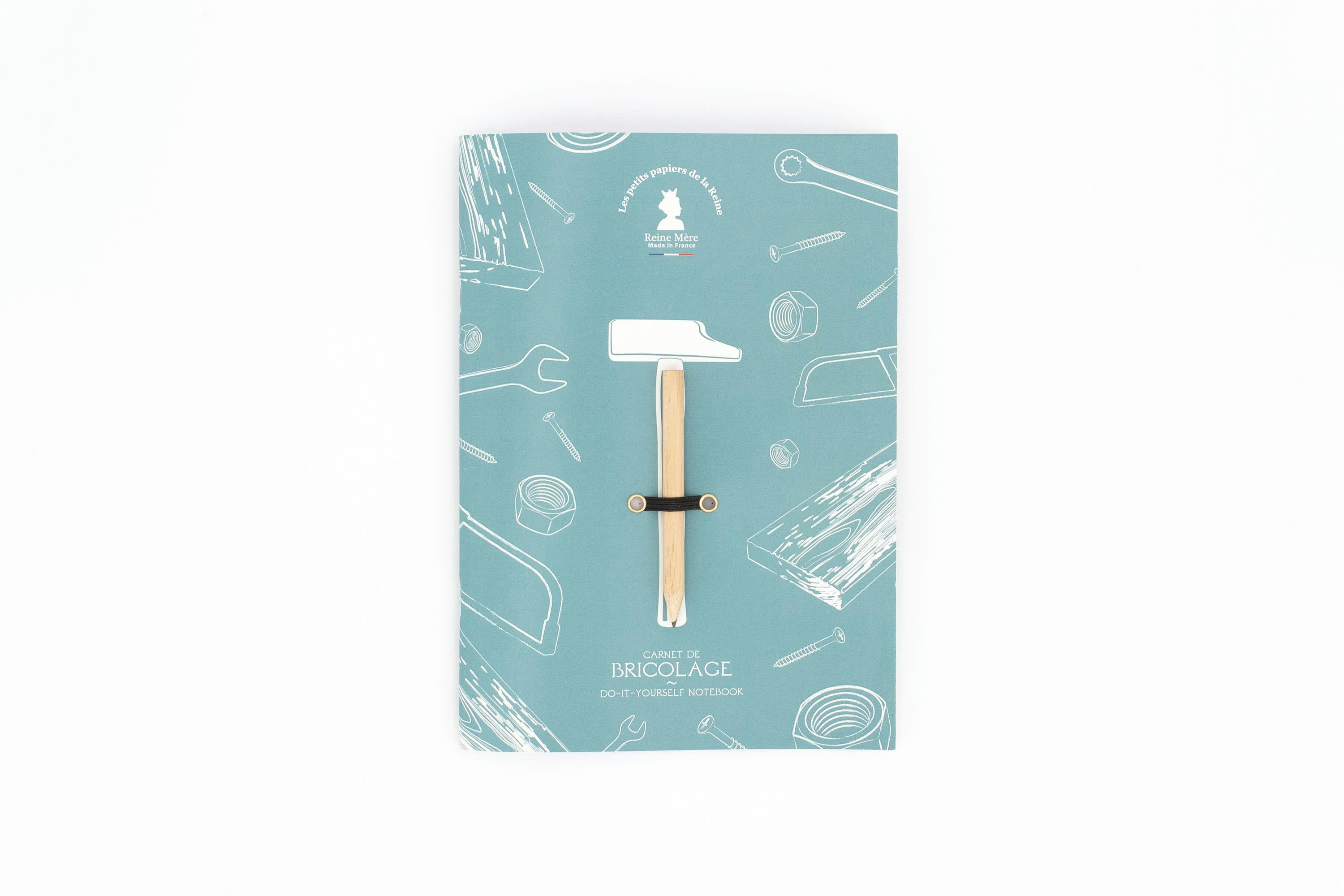 - Carnet de Bricolage avec crayon - Format A5