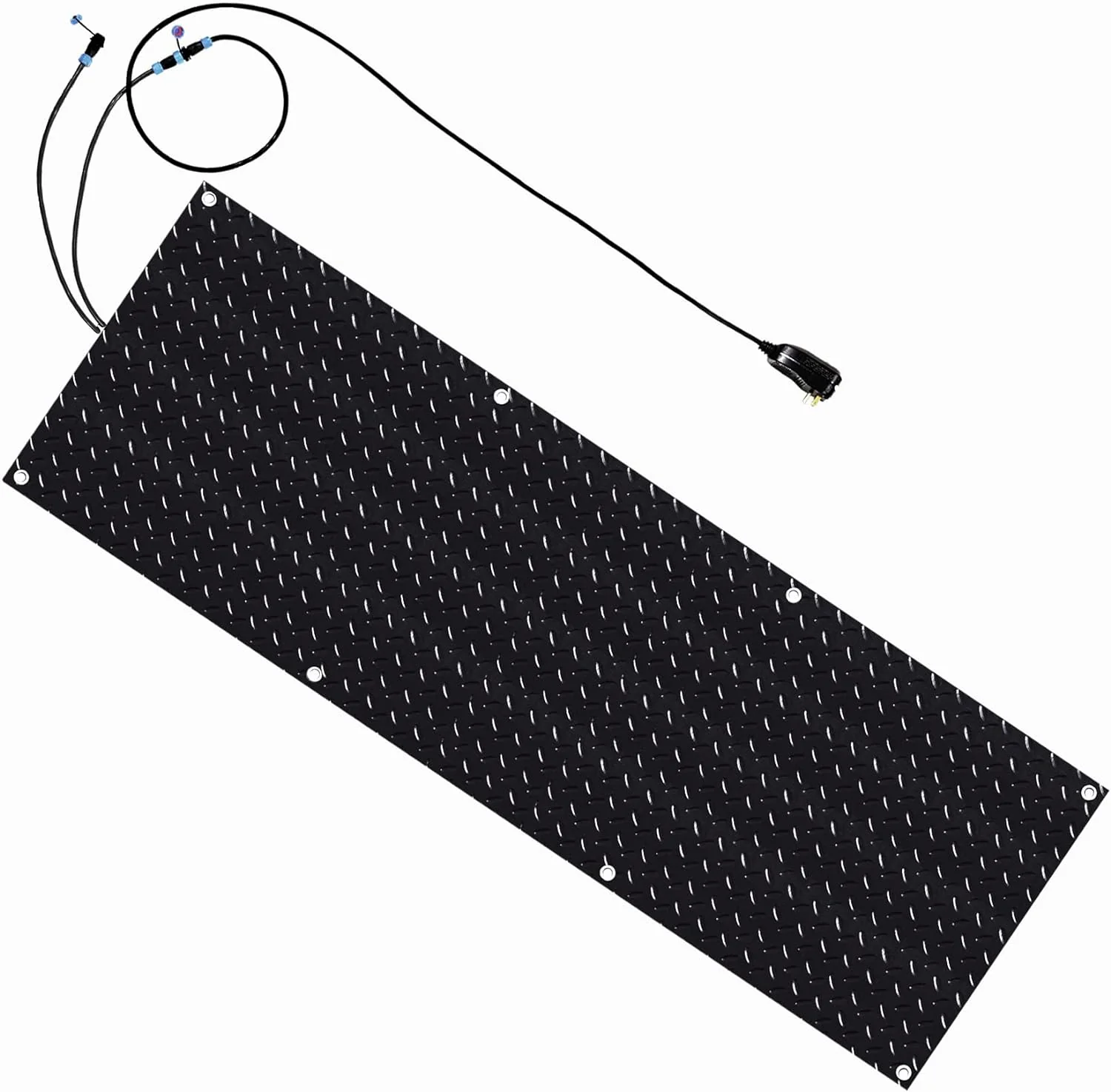 Juilsioa 5ft x 20in Snow Melting Mats, Anti-Slip Heated Outdoor Mat with Power Cord, Ideal for Snowy Paths to Hot Tubs