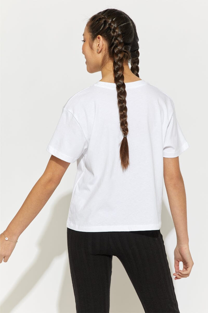 Hello Franki Short Sleeve Logo Tee for girls