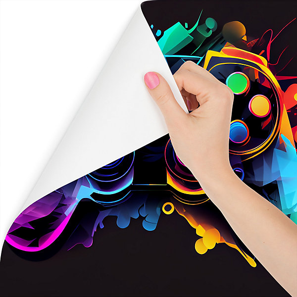 Papier Peint Photo MANETTE DE JEU Abstraction Pour Chambre D'Adolescent 400cm x 280cm