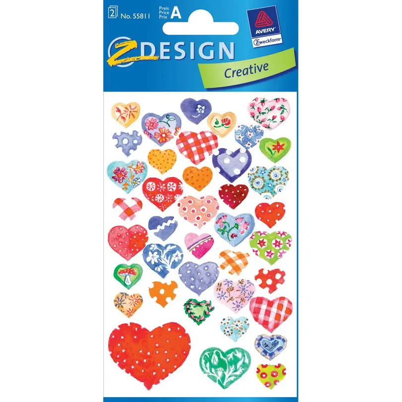 Sticker 2er-Set Kreativ