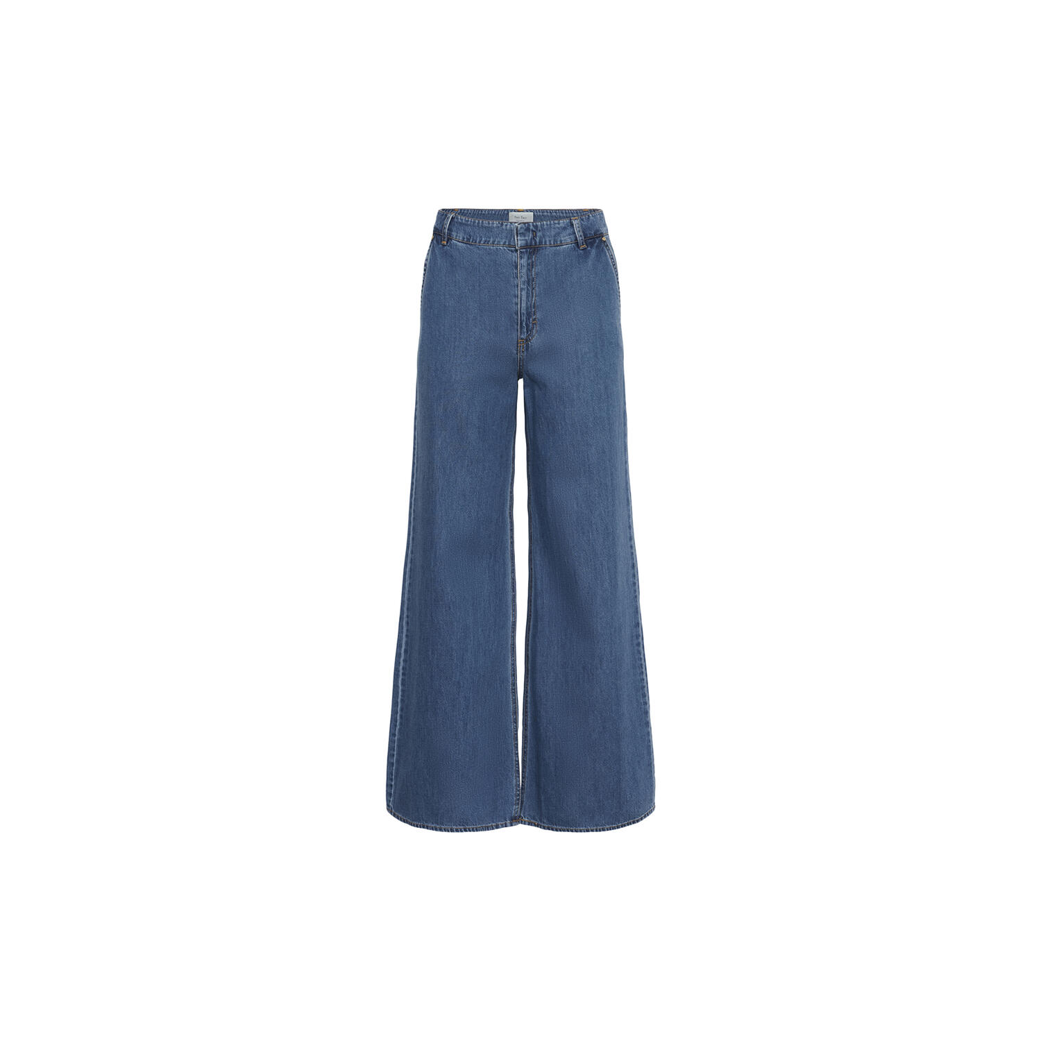 SafinasPW Trousers, medium blue denim