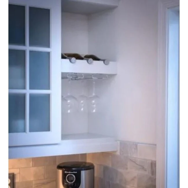 Hardware Resources 48 Inch Wide 10 Bottle Wine Storage Rack