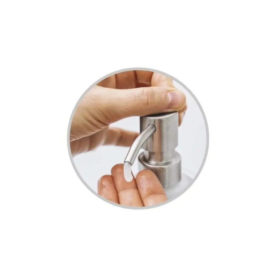 Concorde zeeppompje/dispenser - beige - kunststof - 300 ml