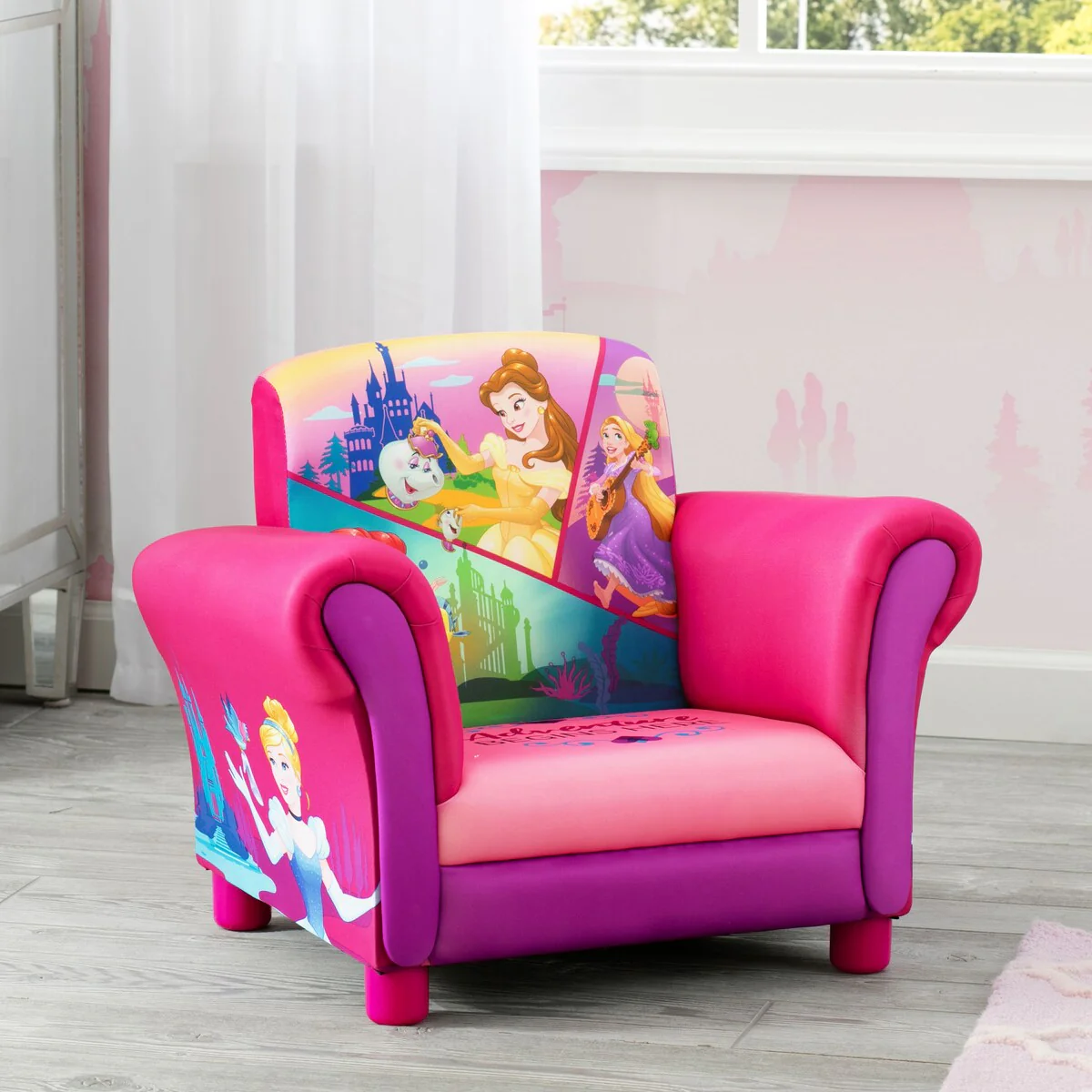 Princess Upholstered Chair by Delta Children
