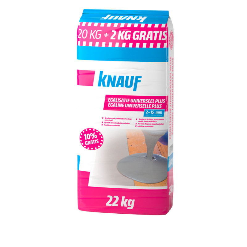 Egaline Universelle Plus 20 kg   2 kg gratuit KNAUF