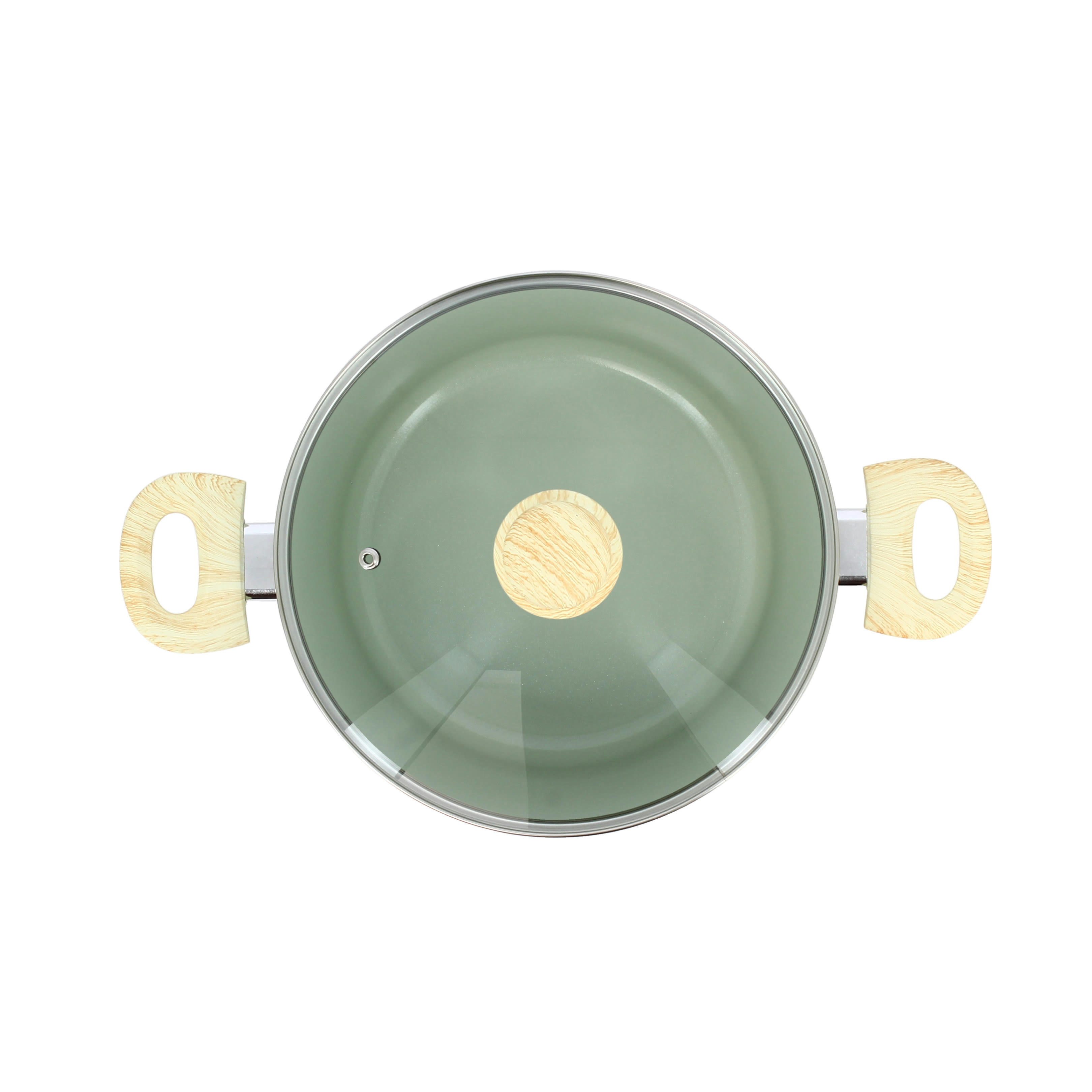 COLORAMA - Faitout en aluminium Ø24cm céladon - compatible induction