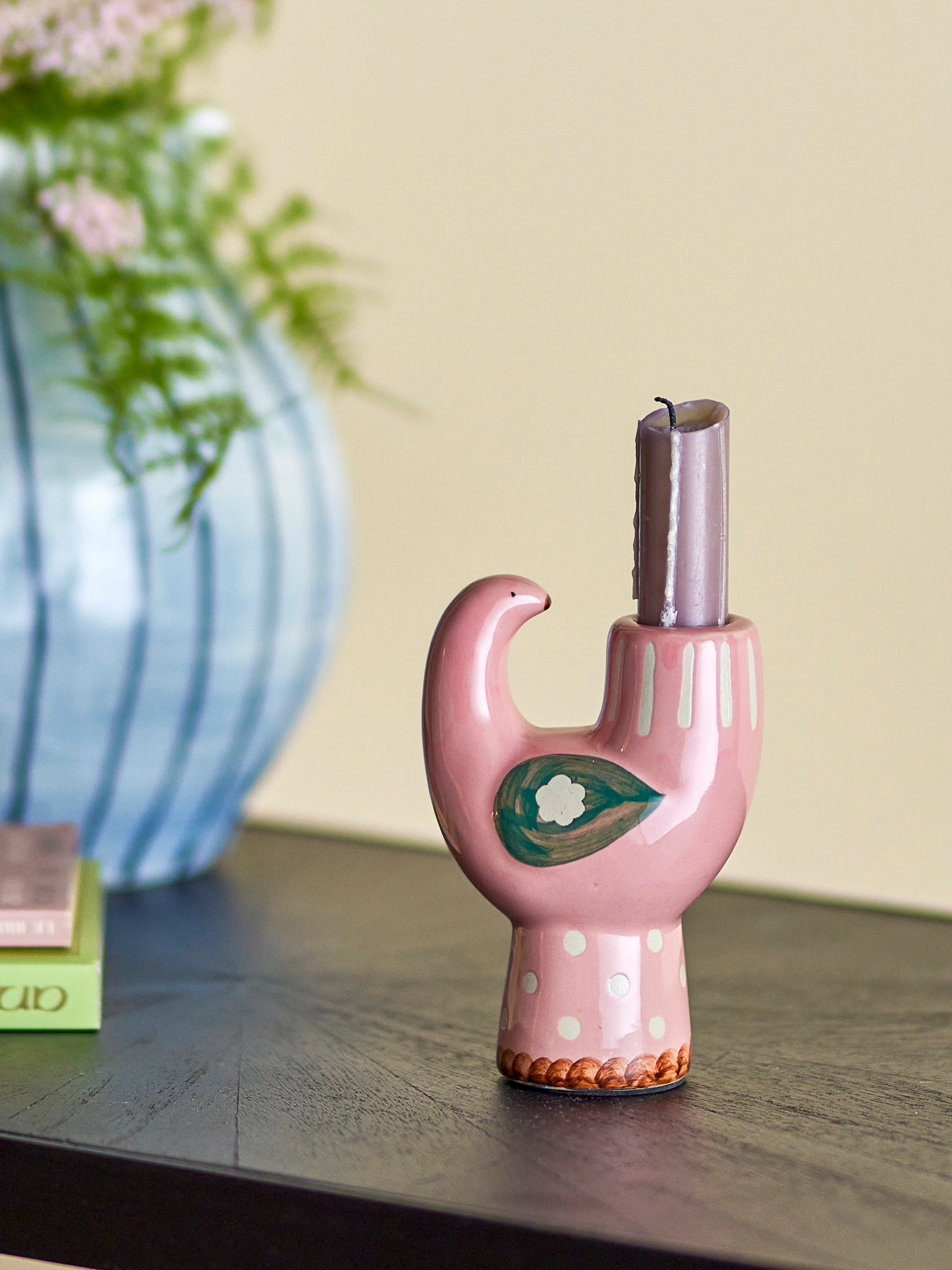 Handbemalter Kerzenhalter Trudy