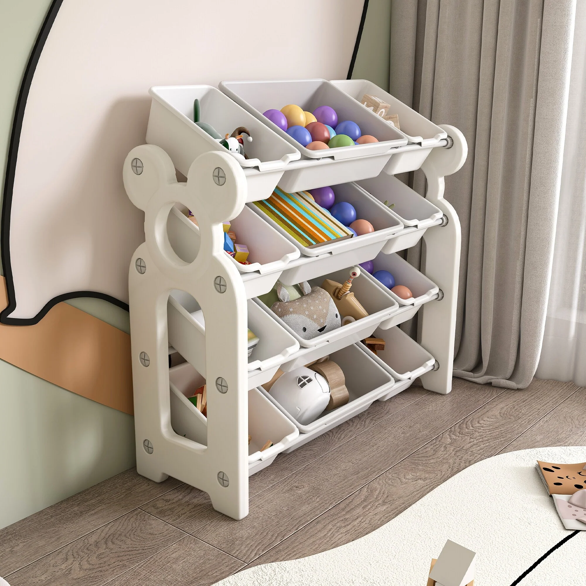 Multi-functional Nursery Organizer Kids Furniture Set