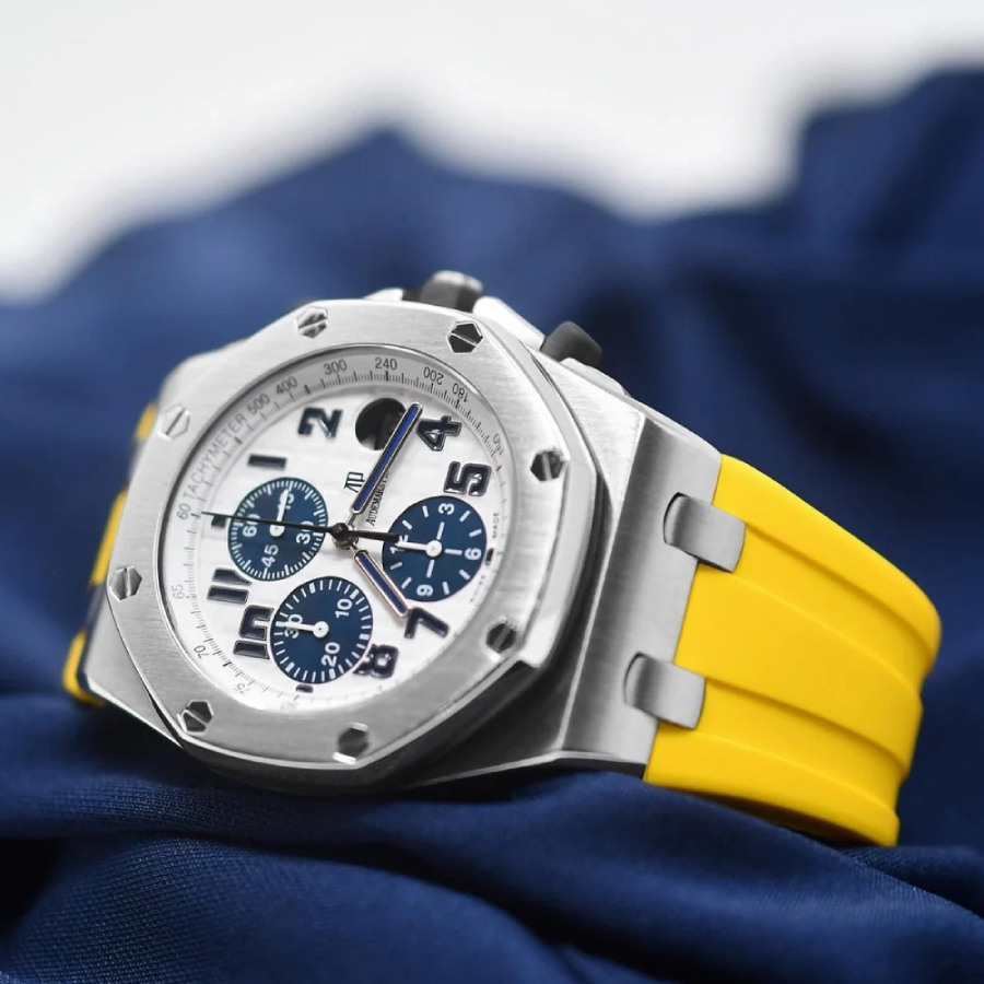 Audemars Piguet – Royal Oak –  Rubber Strap – Yellow