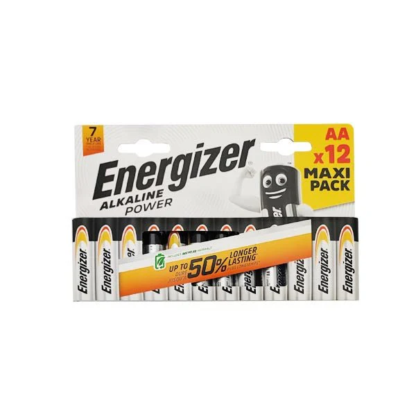 Energiser Alkaline Aa Battery 12 Pack