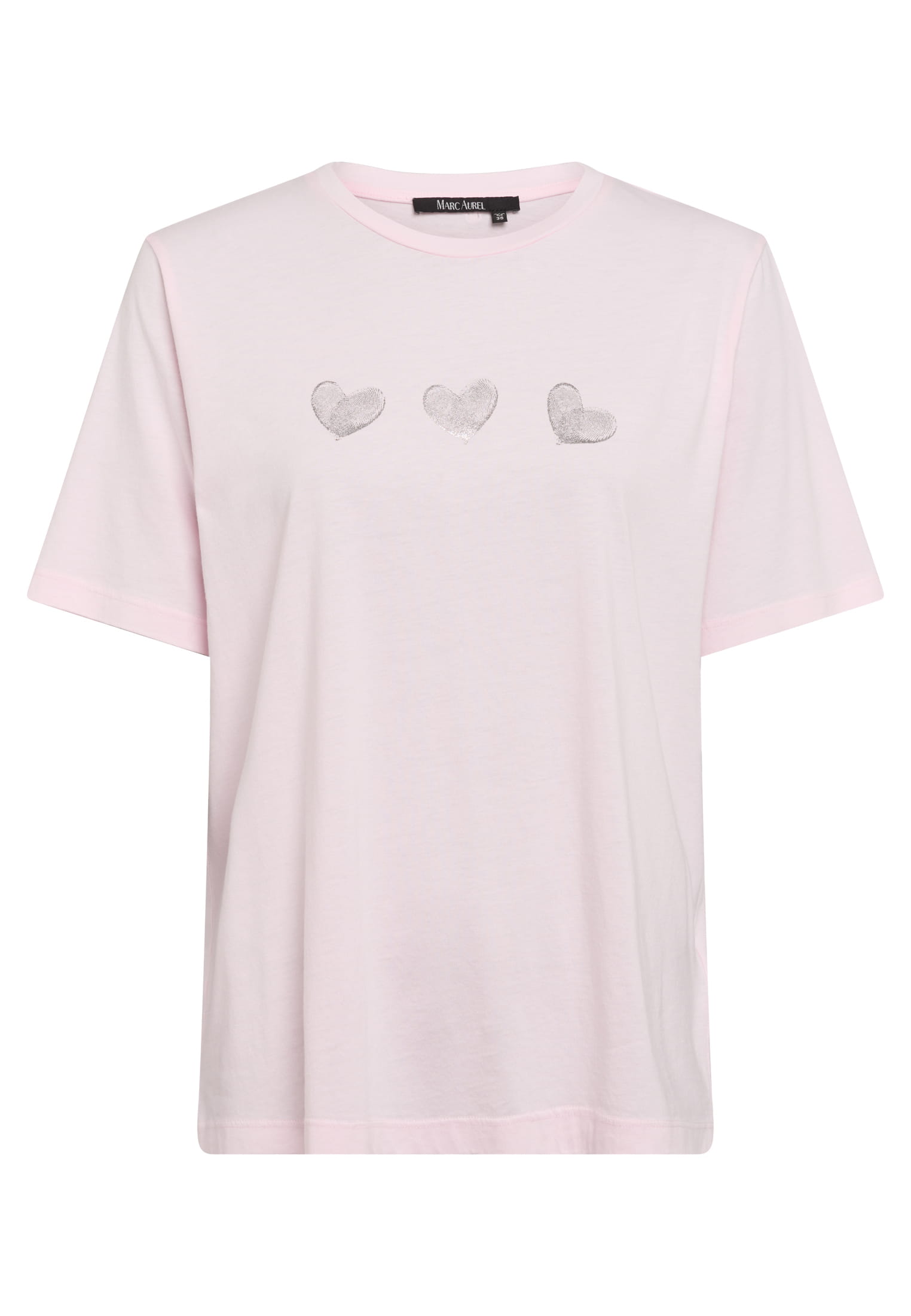 T-Shirt mit Herz Print
