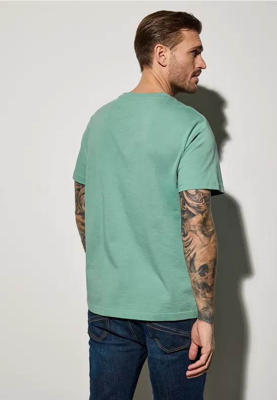 Basic T-Shirt in Unifarbe