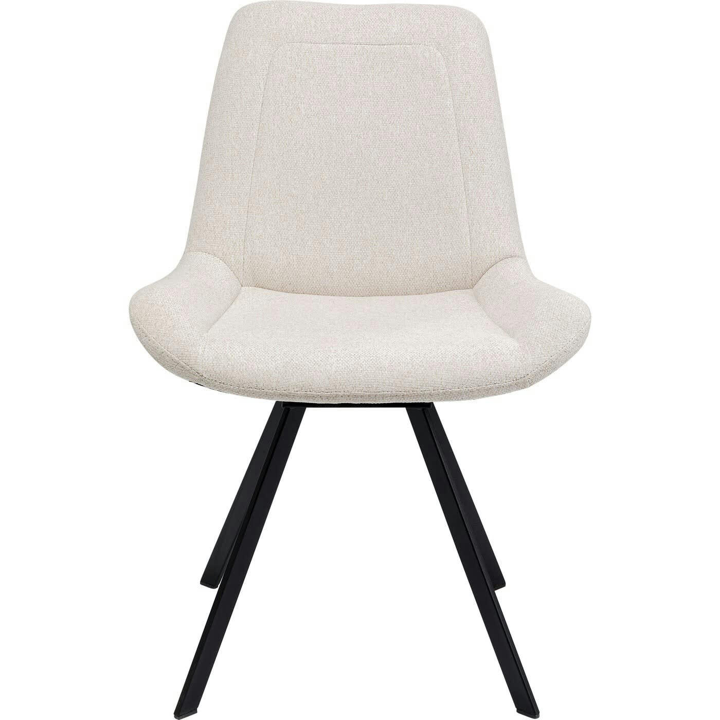 BARON - Chaise pivotante Baron crème Kare Design