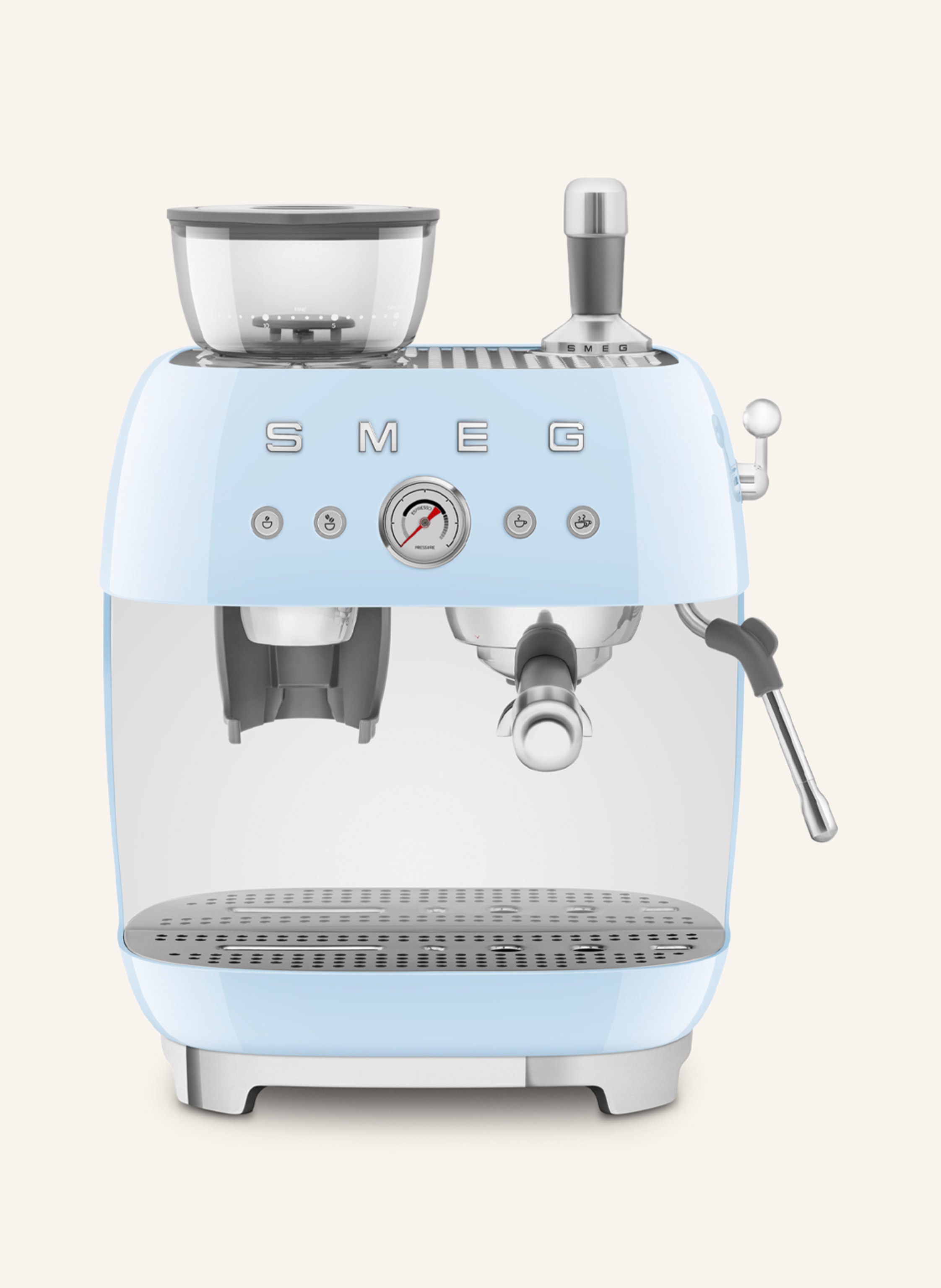 SMEG Espressomaschine ECF03 mit Kaffeemühle