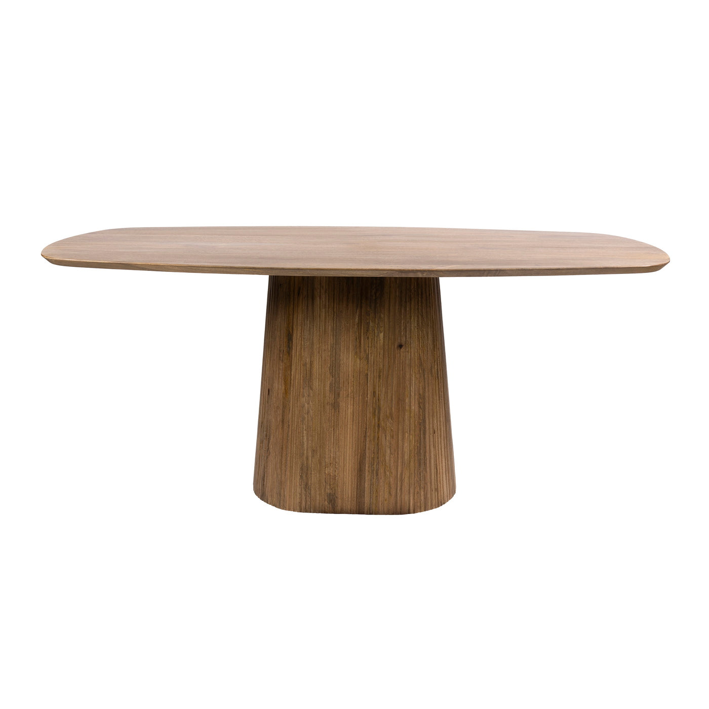 Giga Living Eettafel Wave Centro - Deens Ovaal Zand Hout - 180cm