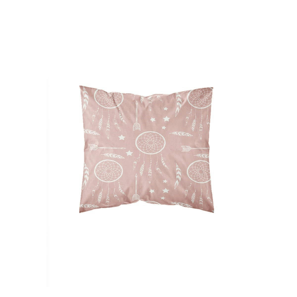 HAPPY - Parure de lit en Coton Rose 140x200 cm