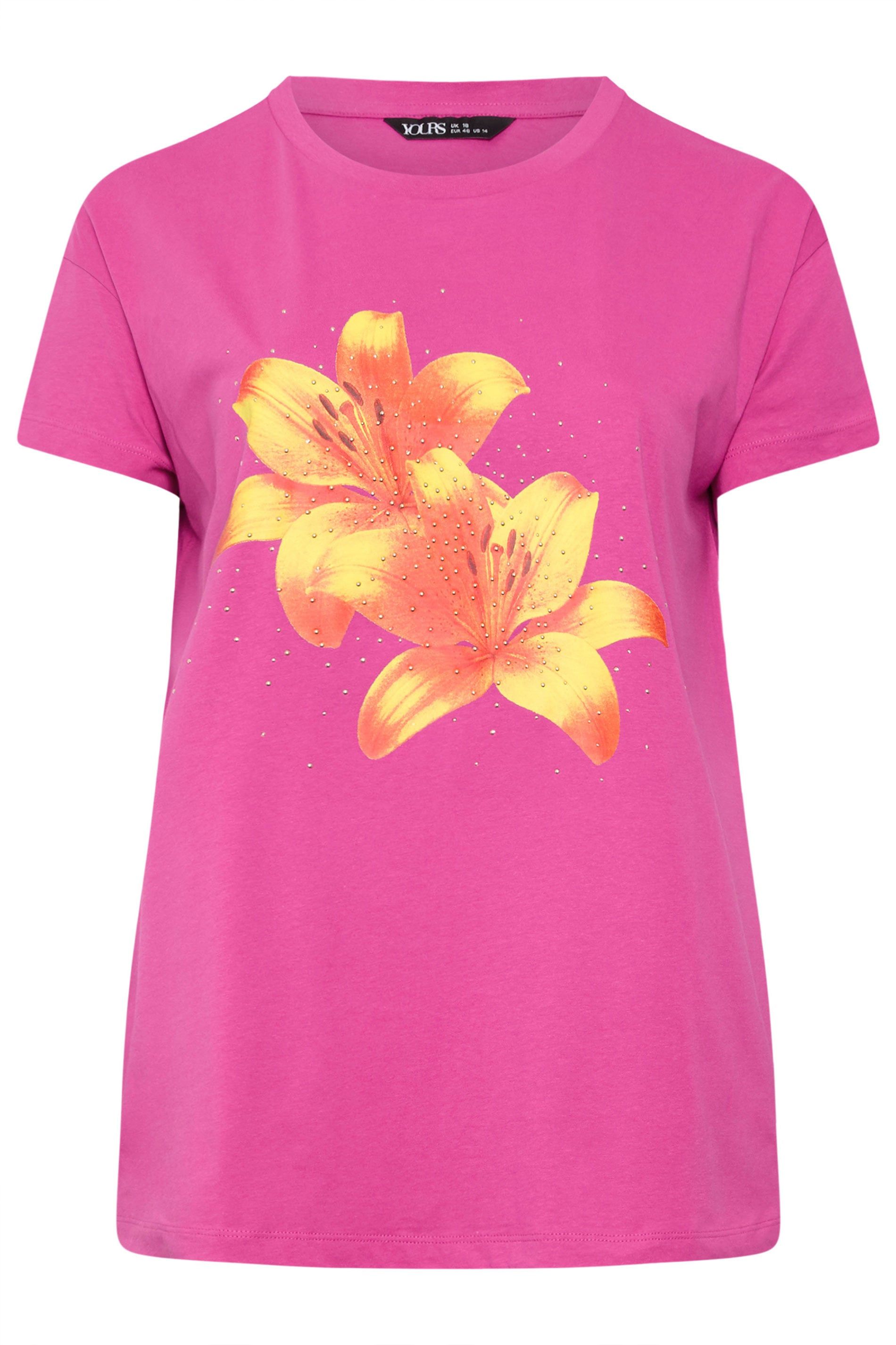 Yours Flower Graphic T-Shirt