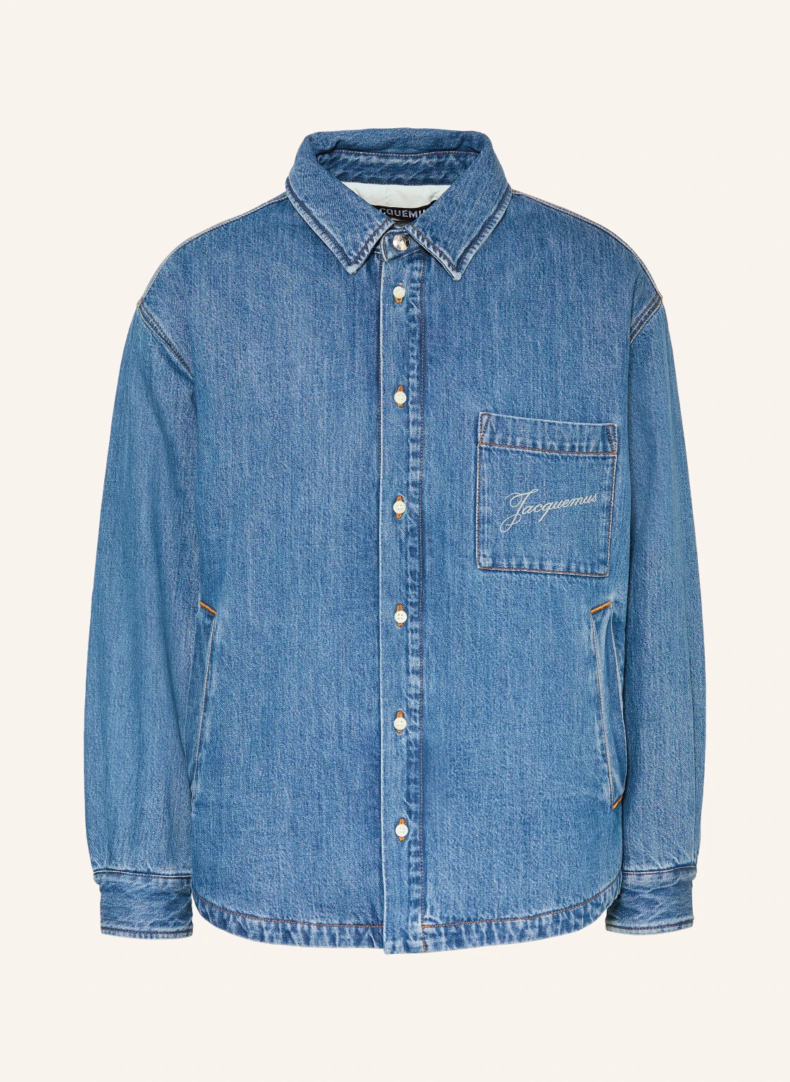 JACQUEMUS Jeans-Overjacket LA CHEMISE BOULANGER